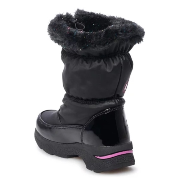 Host Pick! totes Allison Toddler Girls Sparkle, Waterproof Winter Boots 6T - Picture 2 of 9